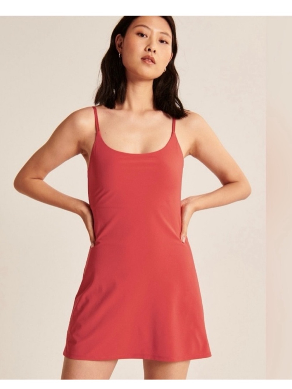 Abercrombie & Fitch Traveler Mini Dress, red, M